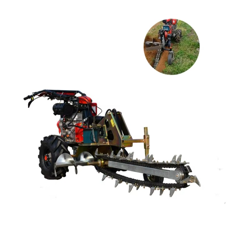 Trencher Machine Small - Various Types Of Chain Type Trenching