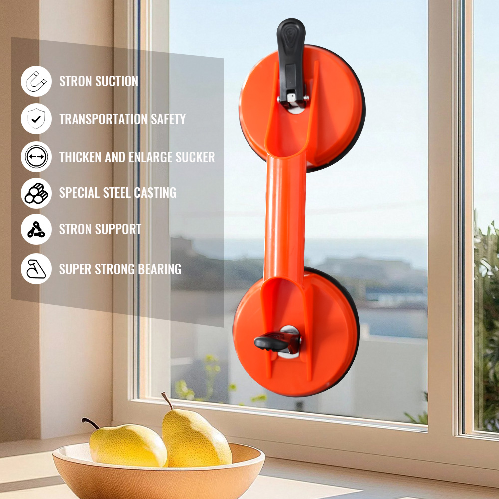 Heavy Equipment Maintenance - New Glass Lifting Suction Cups Heavy