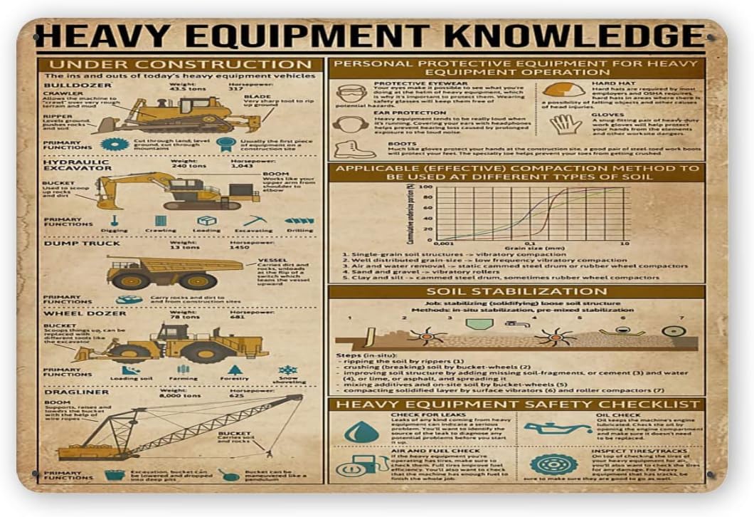 Heavy Equipment Knowledge Meta - đánh giá và giá Heavy Equipment Sign