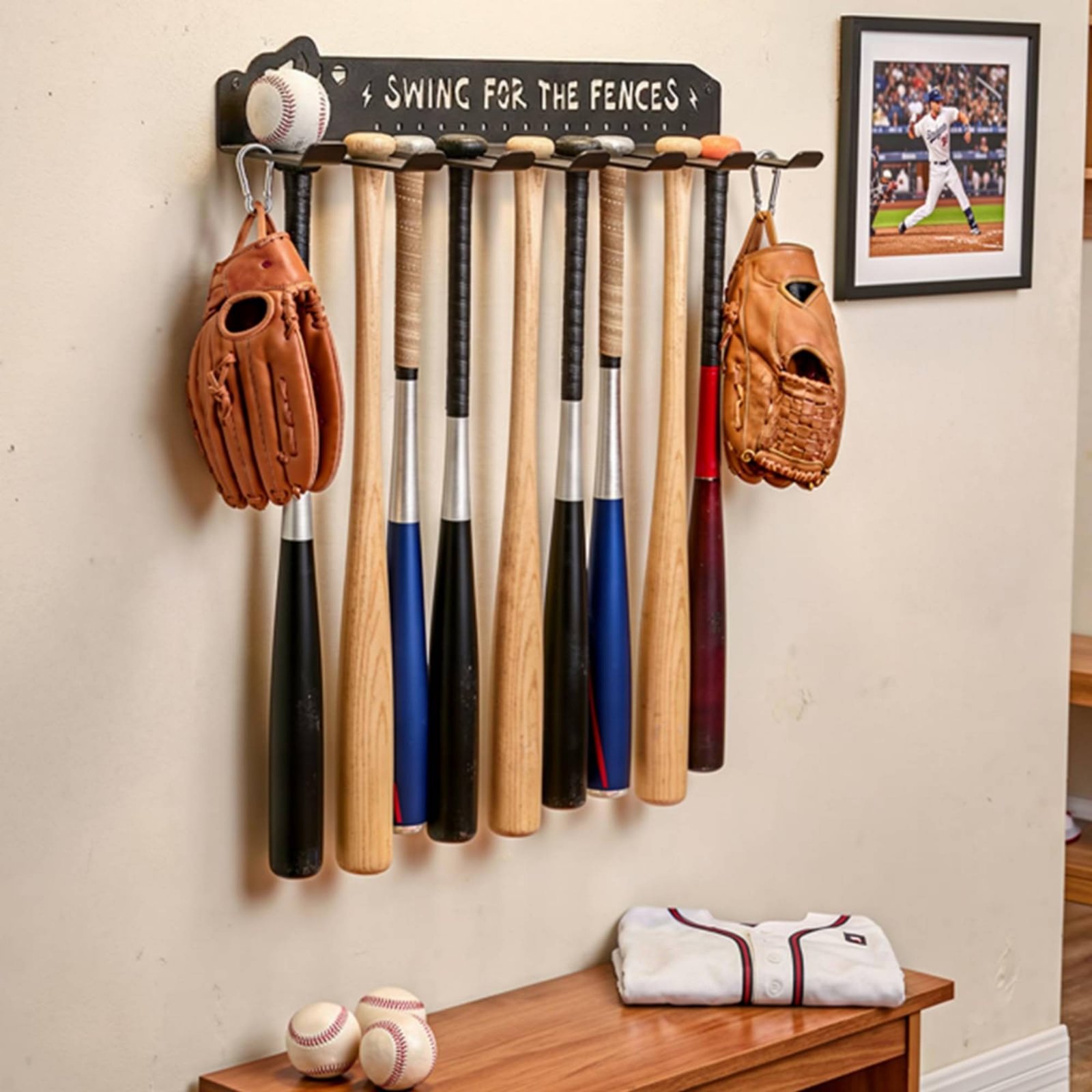 8 Hook Sports Equipment Rack H - đánh giá và giá Heavy Equipment Garage