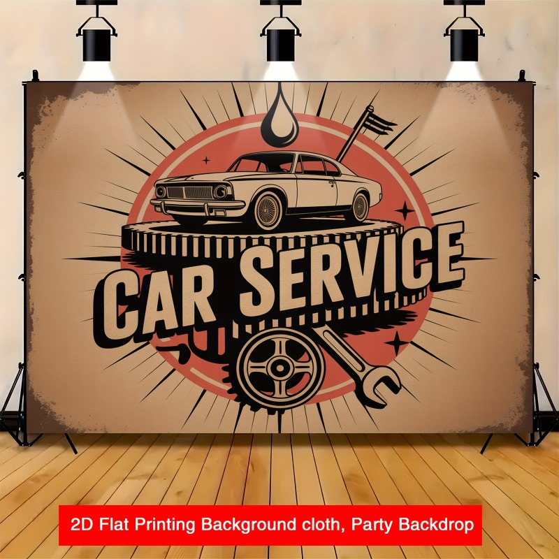 Large retro car service banner - đánh giá và giá Heavy Equipment In Chinese