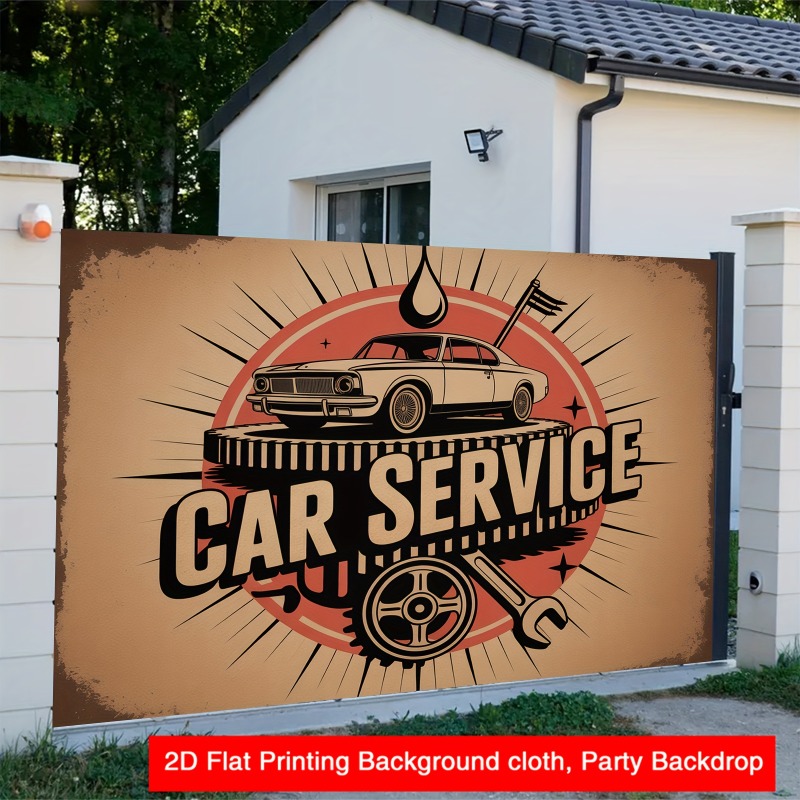Large retro car service banner - đánh giá và giá Heavy Equipment In Chinese