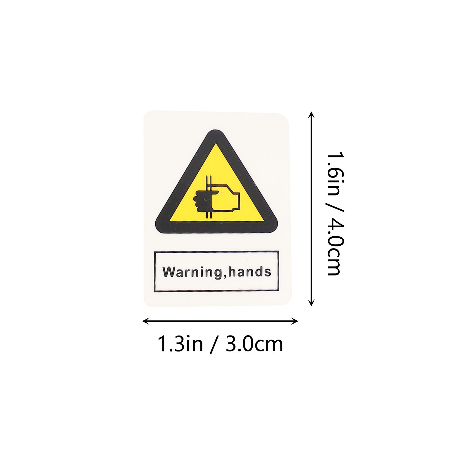 10Pcs Warning Hands Pinching S - đánh giá và giá Heavy Equipment Sign