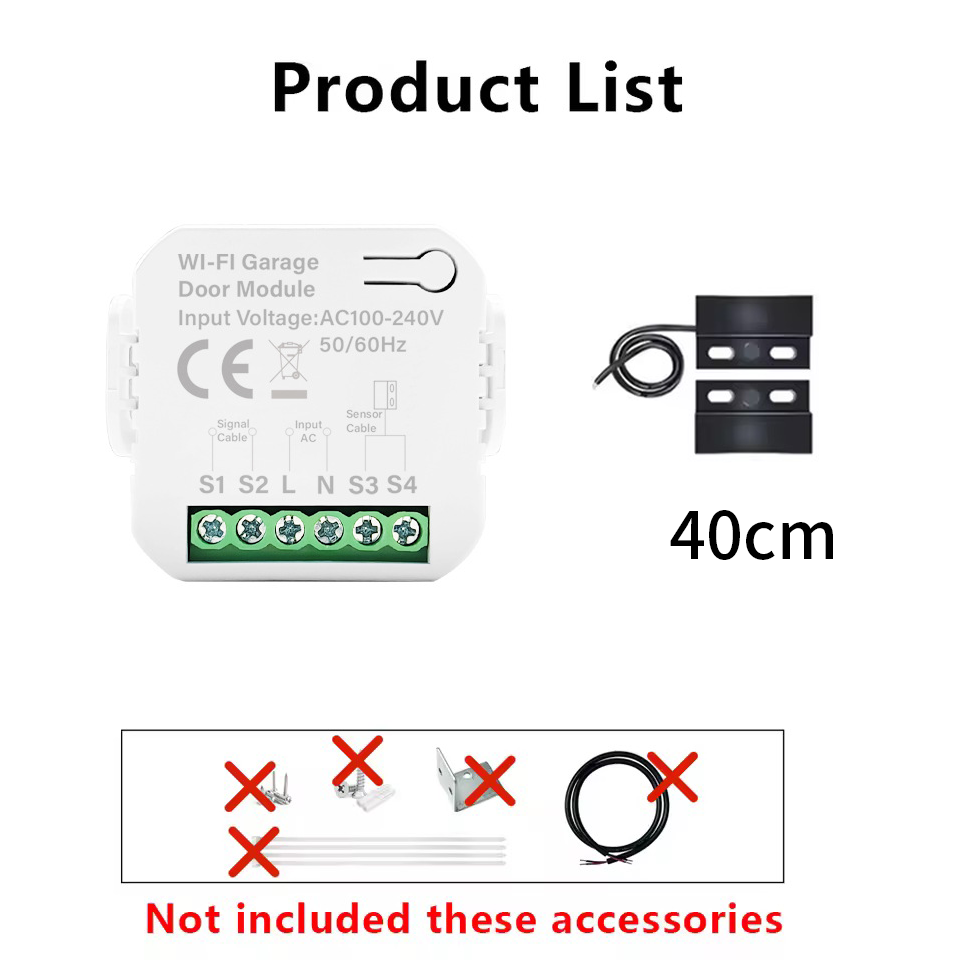 Smart Tuya WiFi Garage Door Sw - đánh giá và giá Heavy Equipment Garage
