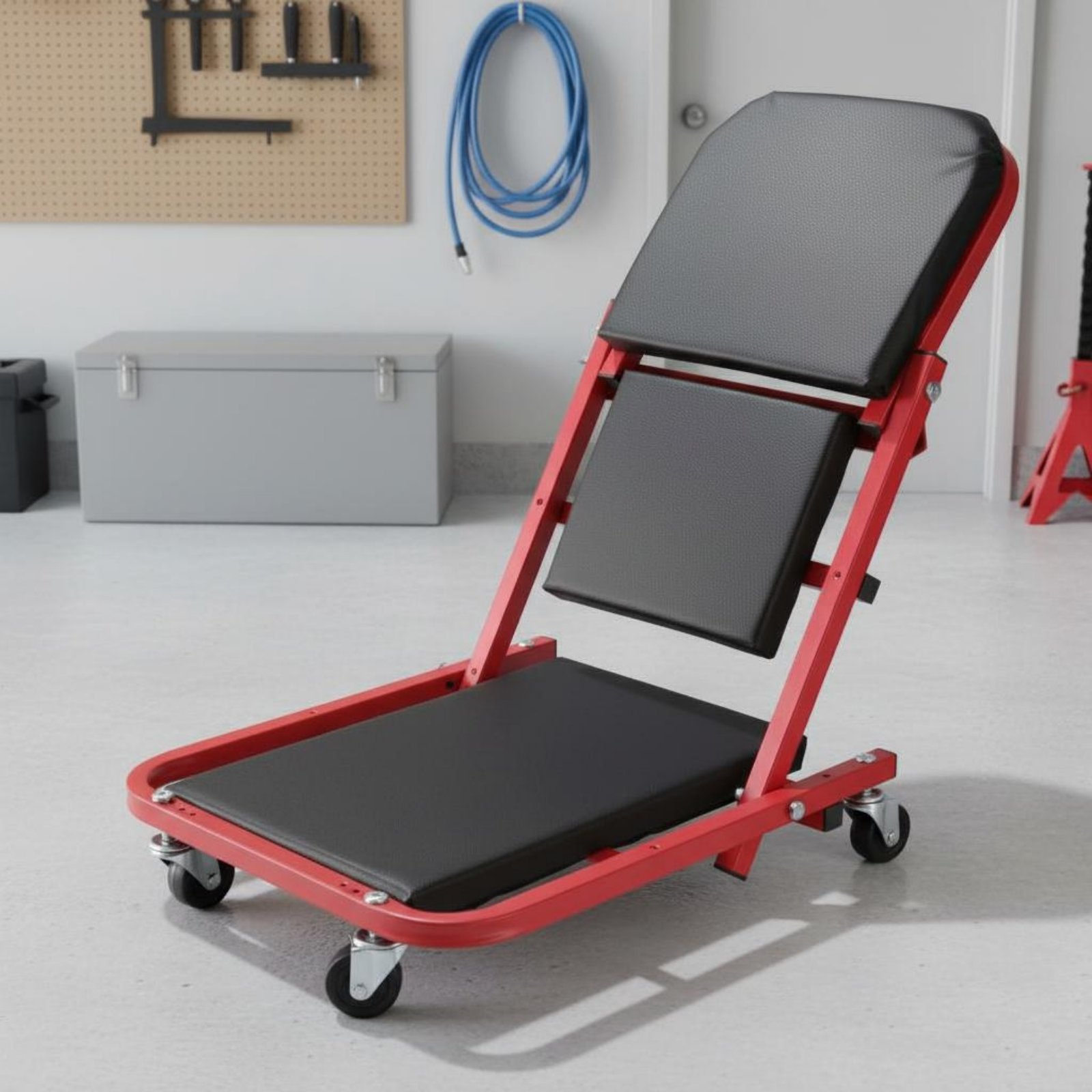 Folding Creeper Seat Foldable  - đánh giá và giá Heavy Equipment Garage
