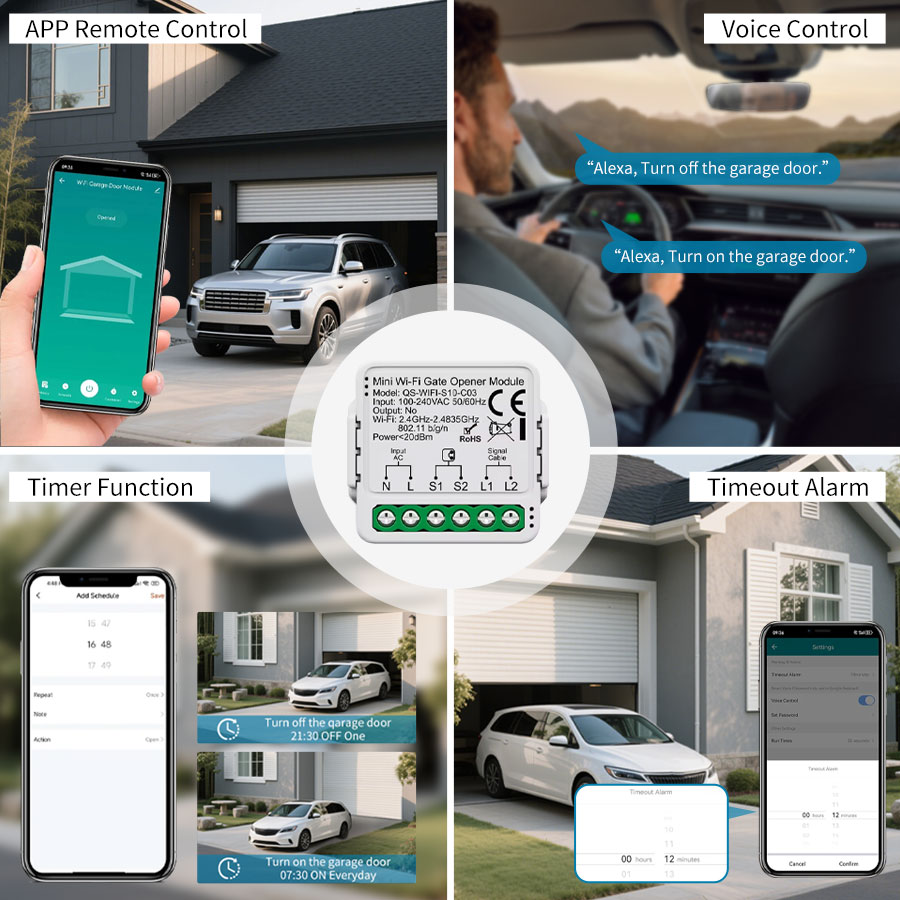 Tuya Smart WiFi or Zigbee Gara - đánh giá và giá Heavy Equipment Garage