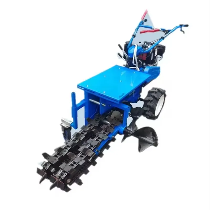 Double Chain Small Hand Trench - đánh giá và giá Trencher Machine Small