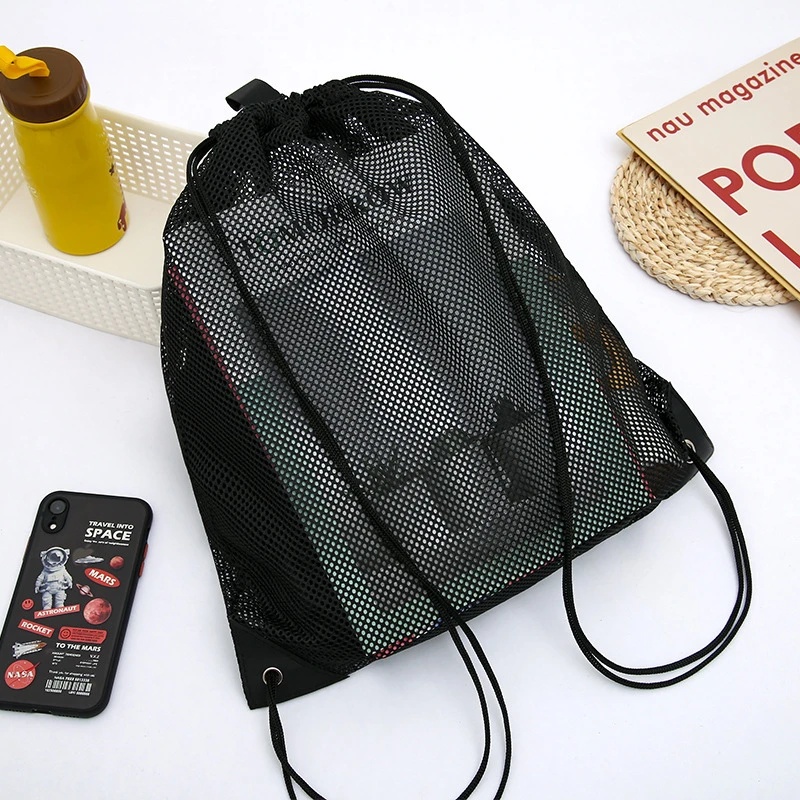 Mesh Drawstring Bag Backpack B - đánh giá và giá Heavy Equipment Management